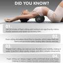 Invincible Fitness 17'' EPP Foam Roller for Deep Tissue Massage – Enhance Recovery, Relieve Pain, and Boost Mobility for a Stronger, Healthier You (Black)