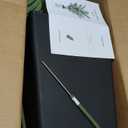 6FT Artificial Palm Tree, Tall Faux Palm Tree Indoor with Black Fake Plants Tall, Artificial Plants with Lifelike Leaves for Home Office Decor (Black)