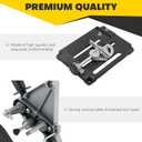 Angle Grinder Stand Grinder Holder | 45 Degree Clamp Angle Grinder Holder Bracket with Slide Handle Cast Iron Base for 100-125mm Angle Grinder