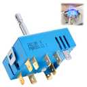 Upgraded DG44-01007B PER001-13T Dual Triple Burner Infinite Switch for Samsung Range Cooktop Surface Element Control, Replaces DG44-01007A PER001-03 PER001-13T 4929395 AP6003098 PS11735755 EAP11735755