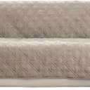 SureFit Mink Sofa Furniture Cover in Taupe