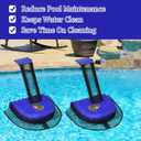 2 Pack Animal Saving Escape Ramp Critters, Swimming Pool Floating Animal Saver, Frog Saver, Floating Pool Reduces Tool for Outdoor Pools and Spas
