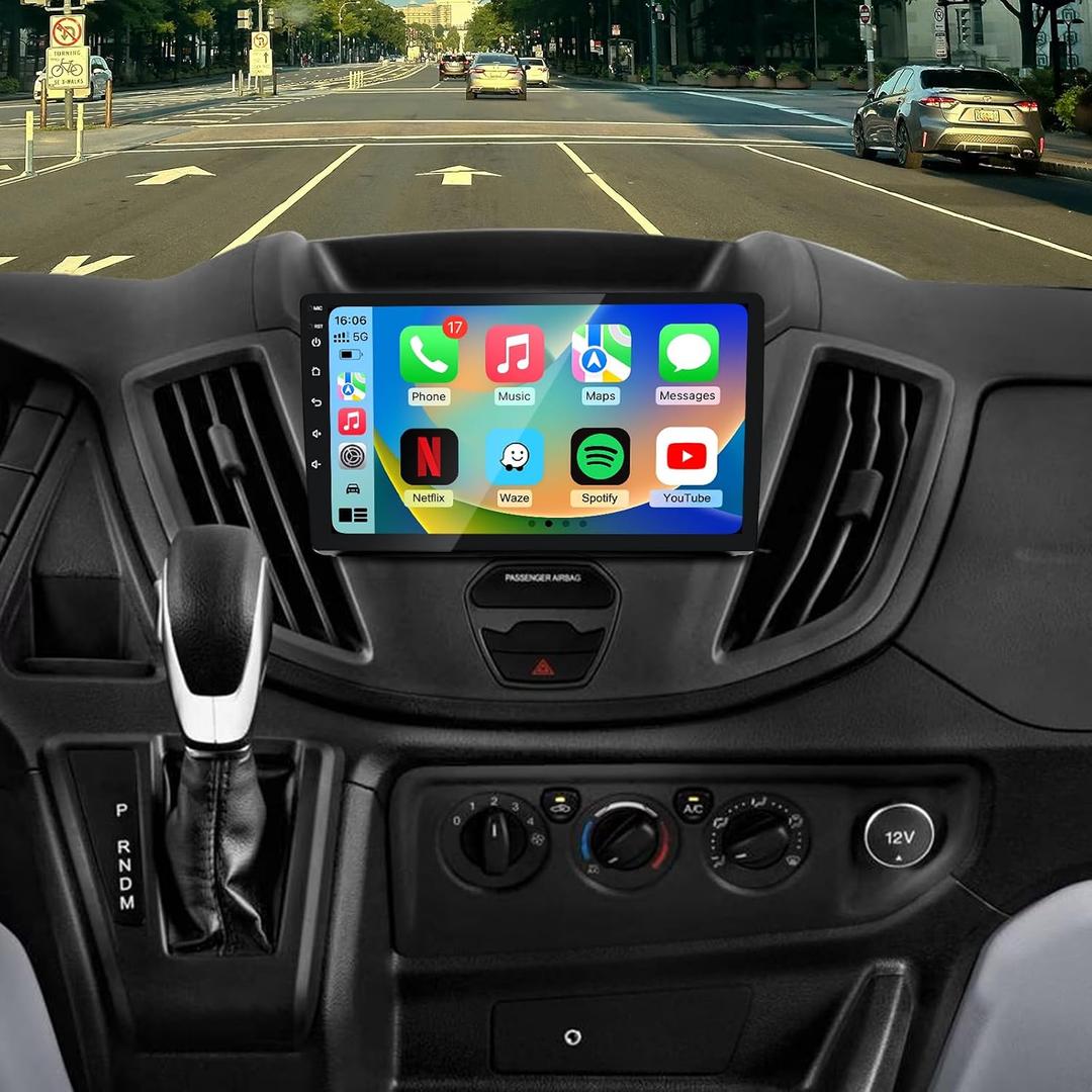 4G+64GB Android 13 Car Radio Screen for Ford Transit 150 250 350 2015-2019