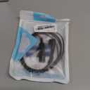 2-Wire Acoustic Tube Earpiece/Headset with PTT and Mic Surveillance Kit for Motorola Walkie Talkie CP200 CLS1110 CLS1413 CLS1450 Radio
