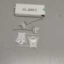 4 Pack Sliding Screen Door Roller Assembly – 2 Upper & 2 Lower Rollers, Fits Andersen Part #1997063 & #1997310 (1991 to P), 1-1/4" Nylon Concaved Wheels, Adjustable Replacement.