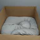 Momcozy Pregnancy Pillows with Cooling Cover, U-Shaped Full Body Maternity Pillow for Side Sleepers 57 Inch - Support for Back, Hip, Belly, Legs for Pregnant Women (Grey- Cooling Fabric)