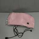 Electric Heating Pad for Women 3-Temperature Settings, Adjustable Waist Warmer Belt with Crystal Velvet Washable Pink