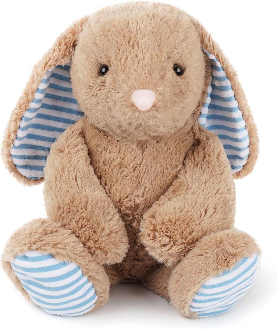 WEIGEDU Rabbit Bunny Stuffed Animals Plush Toys for Kids Boys Girls Birthday Bedtime Christmas Easter Gifts (Brown)
