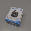 2 x Studio-Quality Wireless Ear Buds with Deep Bass & Enhanced Audio Clarity, Bluetooth 5.4, 10-Year Lifespan Earbuds, ENC Noise Cancelling Calls, Secure Fit Memory Foam Tips, IPX6 Waterproof (Black)