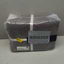 Bedsure Gentlesoft 100% Cotton Blanket Queen Size for Bed - Breathable and Soft, Thick Cozy Waffle Weave Christmas Blanket Gift for Women, Dark Grey, 90x90 Inches