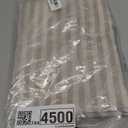 jinchan Striped Linen Kitchen Curtains 36 Inches Tier Curtains Farmhouse Modern Cafe Style Small Window Treatments Airy Light Filtering Rod Pocket for Living Room Bathroom 2 Panels Taupe Grey