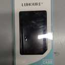 LUHOURI for iPhone 16 Pro Max Case,Wireless Charging Compatible,Dual-Layer - Soft Silicone Inner + Hard Outer Shell,Cute Wildflower Design,Protective Phone Cover for Women - Marble Pressed Flowers