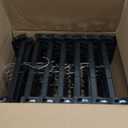 HOUSE DAY Black Pants Hangers 50 Pack, 12 Inch Skirt Hangers with Non-Slip Big Clips and 360 Swivel Hook, Heavy Duty Slim Plastic Pant Hanger, Space Saving Clip Hanger for Pants, Skirts, Shorts