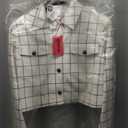 HUGO Women's Big Check Patch Pocket Jacket 4