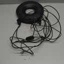 RGFQE 2026 Upgrade TV Antenna with Signal Booster, 360° Reception for Local 4K/1080p Channels, Easy Install Indoor Digital Antenna for Smart TV - Black