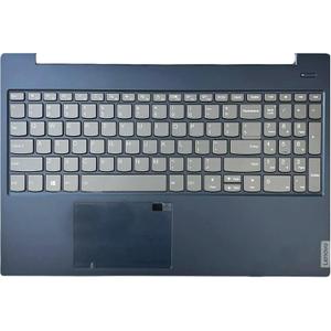 New Replacement for Lenovo Ideapad S340-15IWL S340-15API S340-15IIL S340-15 81N8 Laptop Upper Case Palmrest Backlit Keyboard Touchpad Assembly Part 5CB0S18817 5CB0S18691 5CB0S18660 (Blue)