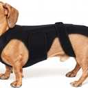 Back Brace for Dogs with Arthritis, IVDD Mobility Back Brace for Pet, Strong Dog Spine Stability Support, Breathable & Adjustable for Joint & Hip Support Senior or Less Mobile Dogs, Black M