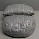 Momcozy Portable Pregnancy Pillow  W Shaped Maternity Support for Side Sleepers, Adjustable Travel Wedge Pillow for Back, Belly, and Hip Relief, Ideal for Pregnant Women, Deep Grey (Regular)