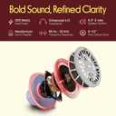 Pyle 6.5 Inch Dual Marine Speakers - 2 Way Waterproof and Weather Resistant Outdoor Audio Stereo Sound System with 200 Watt Power, Poly Carbon Cone and Butyl Rubber Surround - 1 Pair (White)