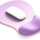 ErgoComfort Gel Wrist Rest Mouse Pad-Ergonomic Office Mousepad with Wrist Support-Non-Slip, Design Desk Accessories Mat for Home&Game Decor (06Amethyst Shade)
