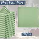 P Pothuiny 50 Pcs Silky Sage Green Satin Napkins 17 x 17 Inches, Square Smooth Wedding Dinner Napkins Bulk Cloth Napkins Table Napkins for Banquet Party Restaurant Decor, Thanksgiving, Christmas