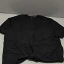 ANRABESS Womens Short Sleeve Sweaters Wool Blend Crew Neck Sweater Shirts Business Casual Work Tops 2026 Summer Outfits (Medium, Black)