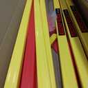 Champion Sports RHINO® Stick Elementary Hockey Set – 36", Red/Yellow
