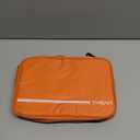 Travel Toiletry Bag for Women Men - Portable Large Hanging Organizer Makeup Bag for Cosmetic, Shampoo, Conditioner, Brushes Set, Cosmetic Travel Accessories Essentials, Orange