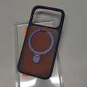 TORRAS Ostand for iPhone 17 Pro Case Magnetic, Fit for MagSafe, 4X Military Drop Protection, Camera Control, Slim Phone Case for iPhone 17 Pro with Kickstand, Translucent Matte Cover 6.3", Deep Blue