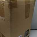 JOEJOY Donut Large Dog Bed, Cute Round Calming Dog Bed with Removable Washable Cover, Orthopedic Pet Beds with Jacquard Shaggy Plush & Non Skid Bottom, Black