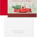 Hallmark Boxed Christmas Cards, Rustic Red Truck (40 Cards and 40 Envelopes) Season's Greetings