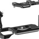 Camera Cage for Sony FX30/FX3, NATO Rail, ARRI 3/8" Positioning Holes, 1/4" Threads, Compatible with XLR Handle and DJI RS2/RS3
