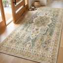 Muddy Mat Monarch 3ft x 7ft Washable Area Rugs for Living Room, Bedroom & Dining Room  Modern Soft Low Pile Non Slip Carpet  Pet Friendly Waterproof Foldable Rugs for Home