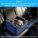 Harnesses Belts Straps for Fixing Securing Pet Dog Seat Car Luggage Cargo with Hook Lock Isofix Interface Anchor Connector,Adjustable Length 10-60"(1 Pack)