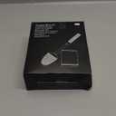 Sellemer Toilet Brush and Holder Set - Flexible Toilet Bowl Brush Head with Silicone Bristles, Compact Size for Storage and Organization, Ventilation Slots Base (1 Pack, Black)