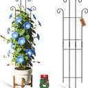 32.6in Tall Plant Trellis Indoor, Metal Garden Trellis for Climbing Plants, Expandable Trellis for Potted Plants for Ivy Pothos Hoya Monstera, 2 Pack