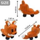 SUPERBE Grow a Garden Plush Toys, 10.63'' Garden Pet Raccoon Red Fox Stuffed Animals Toy, Collectible Plushie for Video Game Fans (Brown)