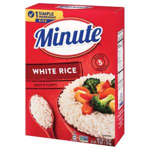 Minute White Rice, Instant White Rice for Quick Dinner Meals, 42-Ounce Box (EXP 06/23/28)