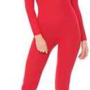 7Wins JJJ Women Catsuit Cotton Long Sleeve Yoga Bodysuit Jumpsuit/Made in USA S