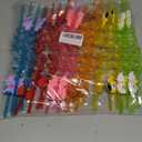 24 Straws with 2 Cleaning Brush 6 Designs Great for Birthday as Party Favors and Party Supplies