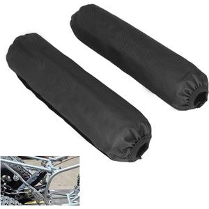 350mm Rear Shock Absorber Suspension Protector Protection Cover for All Dirt Pit Bike Motorcycle ATV Quad Scooter Black