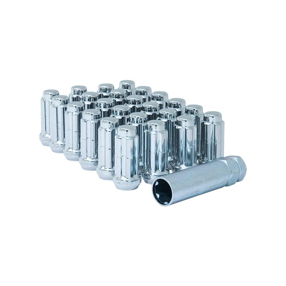 Gorilla Automotive K6TS-14150GR 6Lug 14-1.50 Spline WIK Truck Gor (Chrome)