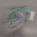 Riwbox Kids Wireless Headphones, CT-7S Cat Ear Bluetooth, 85dB Volume Limiting, LED Light Up Over Ear with Microphone for Laptop/PC/TV (Purple&Green)