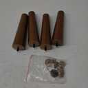 Wood Sofa Legs 8 Inch Set of 4 Cabinet Chair Mid Century Modern Replacement Furniture Feet Set of 4 Screw in Predrilled M8 Bolt