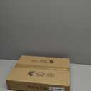 BUXVRCS Semi Flush Mount Ceiling Light Fixture, Modern Sputnik Chandelier Light Fixtures, Industrial Kitchen Light Fixtures Ceiling Mount, 4-Light Dining Room Light Fixture for Bedroom Hallway (Black)