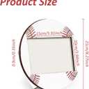 2PCS 4x6 in Baseball Picture Frame,Sport Themed Wooden Photo Frame,Baseball Tabletop Picture Frame,For Tabletop Display Home Hotel Office Decoration