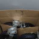 10 inch Casters Wheels, Heavy Duty Casters Set of 4 Load 1300lbs with Brake, Locking Swivel Plate Caster, Industrial Castor Wheels for Workbench, Cart, Trolley, Wagon and Shelves