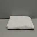 jinchan Linen Farmhouse Valances for Living Room Windows 16 Inch Slubbed Crossed Double Layer Window Valances Light Filtering Rustic Country Overlay Rod Pocket 2 Panels White