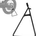 JFG RACING Dirt Bike Triangle Stand,Universal Motorcycle Kickstand Rear Side Wheel Holder for Dirt Pit Bike Supermoto Motocross Enduro-Black