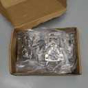 Onemake 20 Pack 1/2" Overlay Soft Close Cabinet Hinges, Clip-on Plate, 105 Smooth Slow Self Closing, 3D Adjustment, Face Frame Concealed Hardware Replacement, Hidden Hinge for Kitchen Cupboard